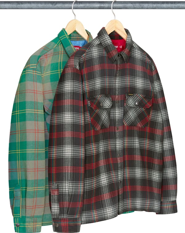 Quilted Lined Flannel Snap Shirt - Group Shot