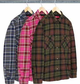 Quilted Lined Flannel Snap Shirt