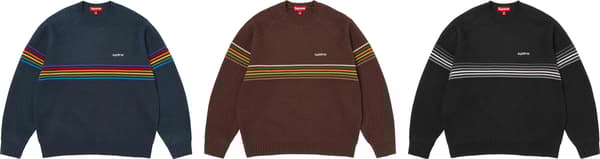 Raised Stripe Sweater - Group Shot