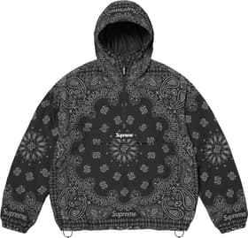 Reflective Bandana Anorak Black