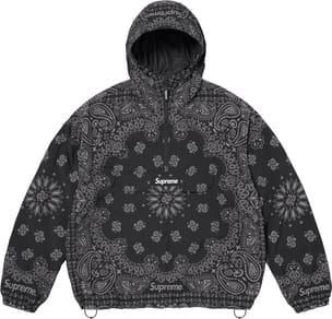 Reflective Bandana Anorak Black