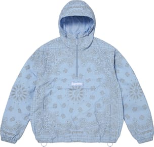 Reflective Bandana Anorak Light Blue