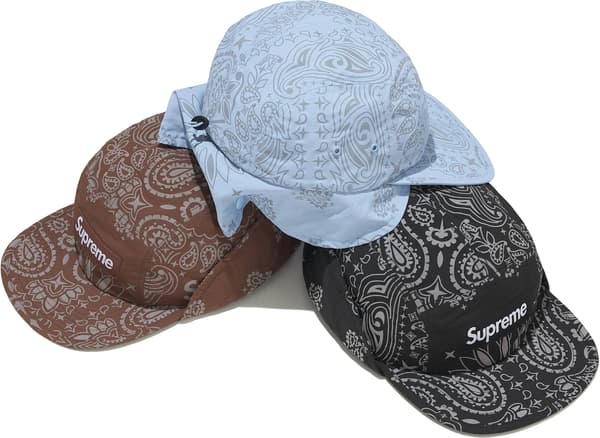 Reflective Bandana Sunshield Camp Cap - Group Shot