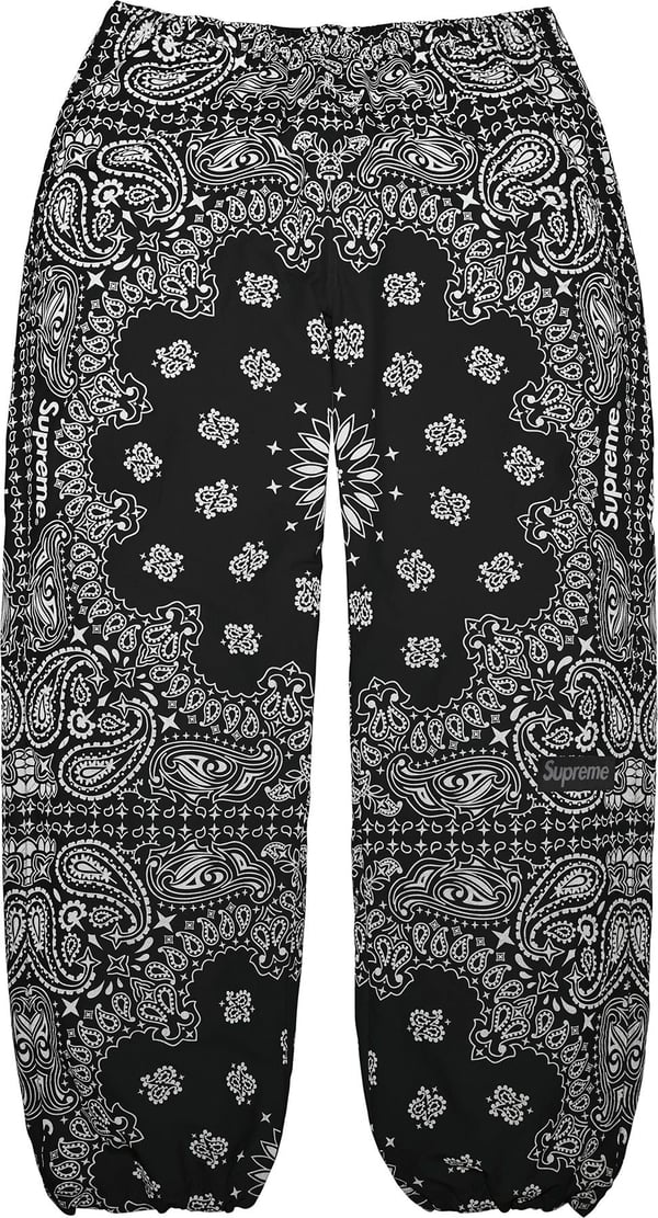 Reflective Bandana Track Pant - Black (detail)