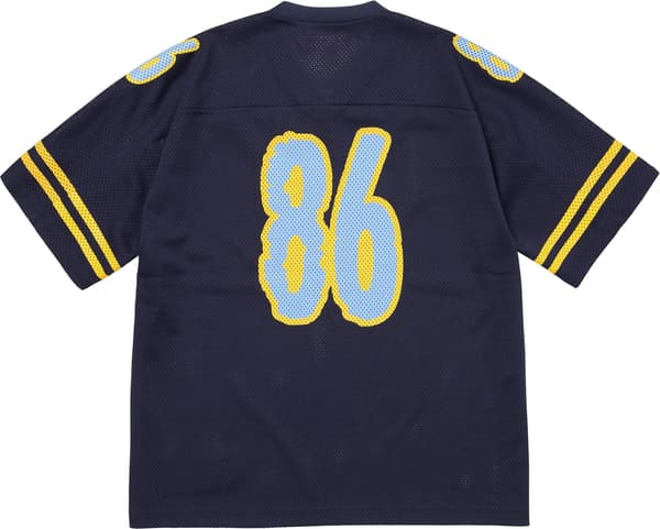 Reflective Football Jersey - Navy (detail)