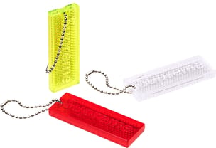 Reflective Keychain Red