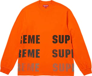 Reflective L/S Top Orange