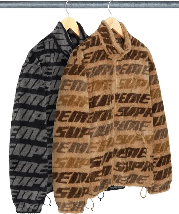 Repeat Jacquard Fleece Jacket - Group Shot