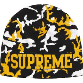 Reversible Camo Beanie Black