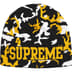 Reversible Camo Beanie - Black (front)