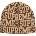 Reversible Camo Beanie - Brown (front)