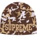 Reversible Camo Beanie - Red (front)