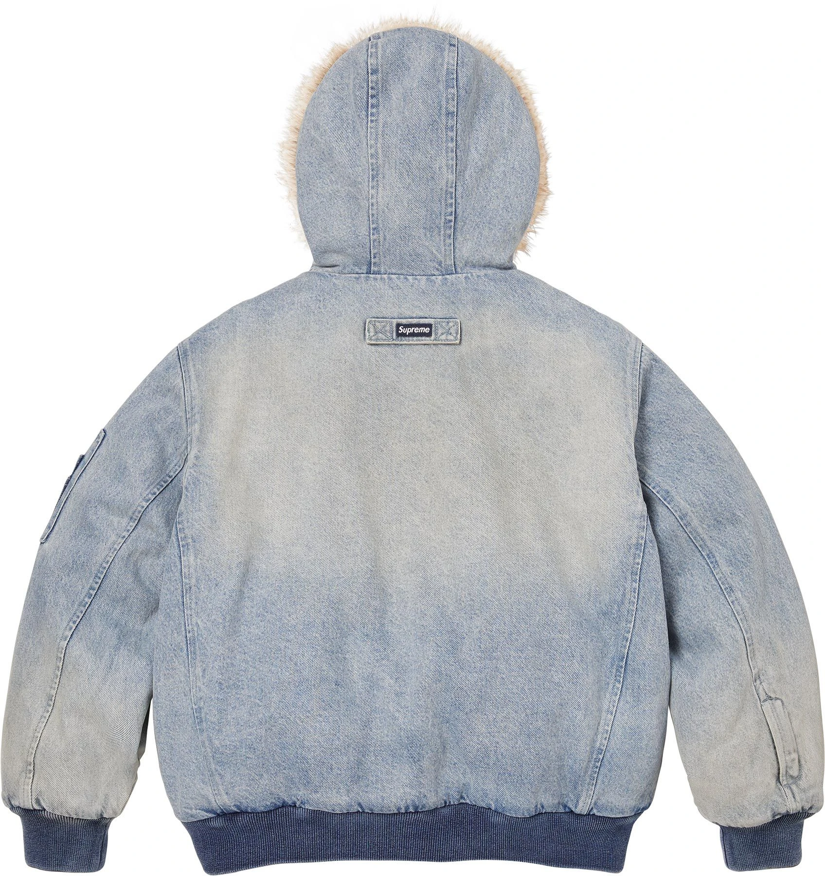 Reversible Faux Fur Hooded Work Jacket colorway 5