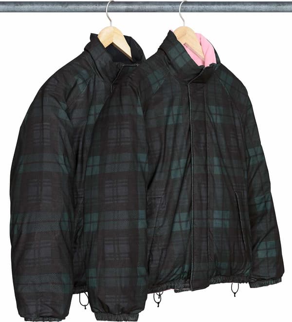 Reversible Reflective Down Puffer Jacket - Group Shot