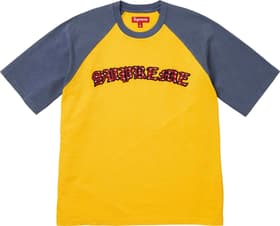 Rhinestone Raglan S/S Top Gold