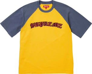 Rhinestone Raglan S/S Top Gold