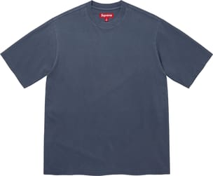 Rhinestone Script S/S Top Navy