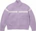 Ribbed Zip Up Sweater - Lavender (front)