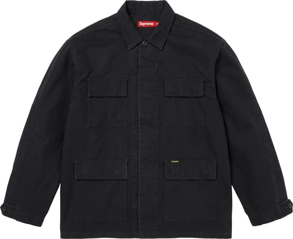 Ripstop BDU Shirt Jacket - Black (front)