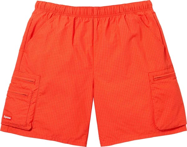 Ripstop Cargo Water Short - Orange (front)