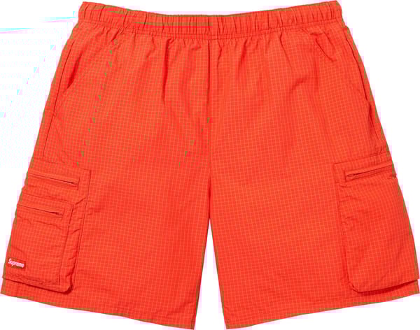 Ripstop Cargo Water Short - Orange (front)