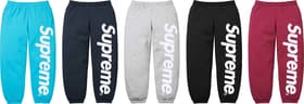 Satin Appliqué Sweatpant