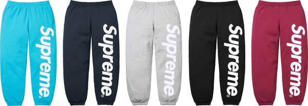 Satin Appliqué Sweatpant - Group Shot