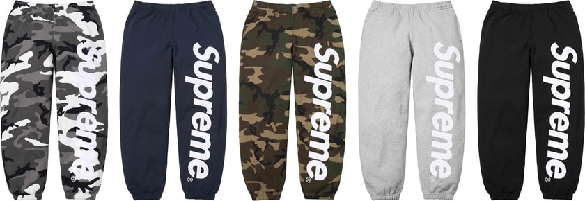 Satin Appliqué Sweatpant