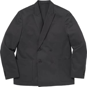 Sea Island Cotton Suit Black