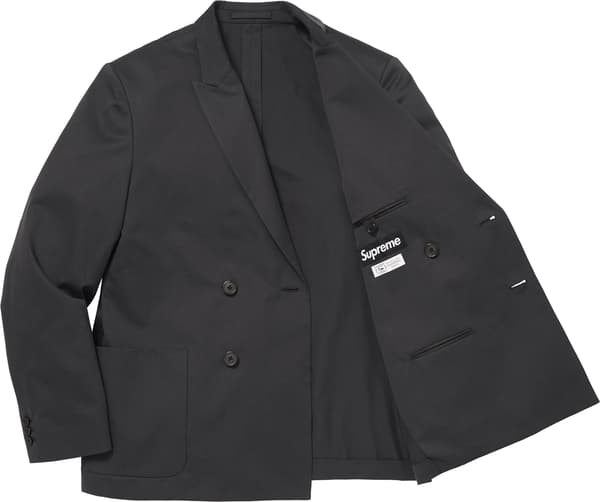 Sea Island Cotton Suit - Black (detail)