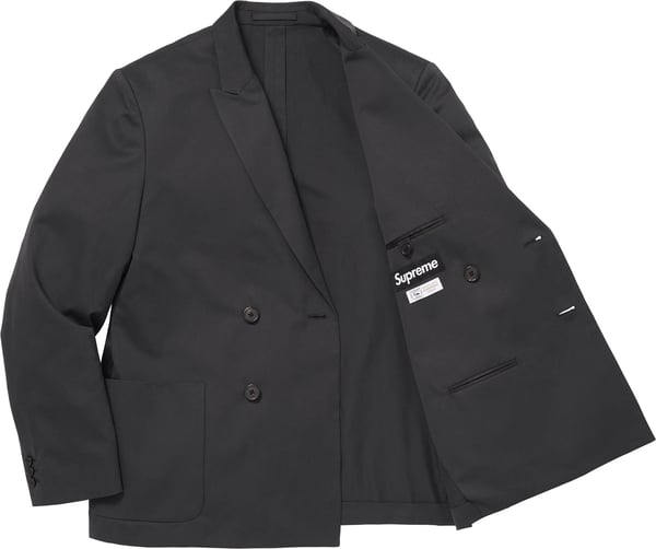 Sea Island Cotton Suit - Black (detail)