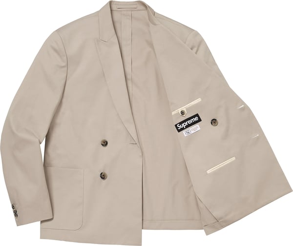 Sea Island Cotton Suit - Stone (detail)