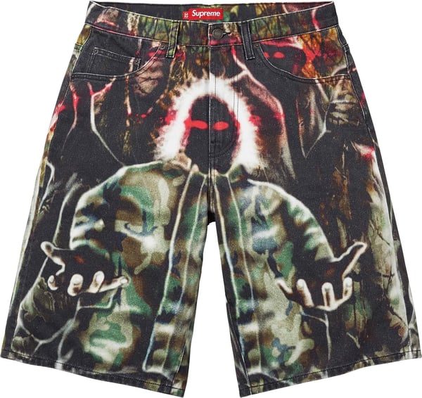 Shadows Baggy Denim Short - Multicolor (front)