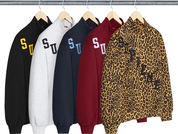 Slant Appliqué Half Zip Pullover - Group Shot