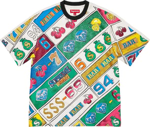 Slot Machine S/S Top White