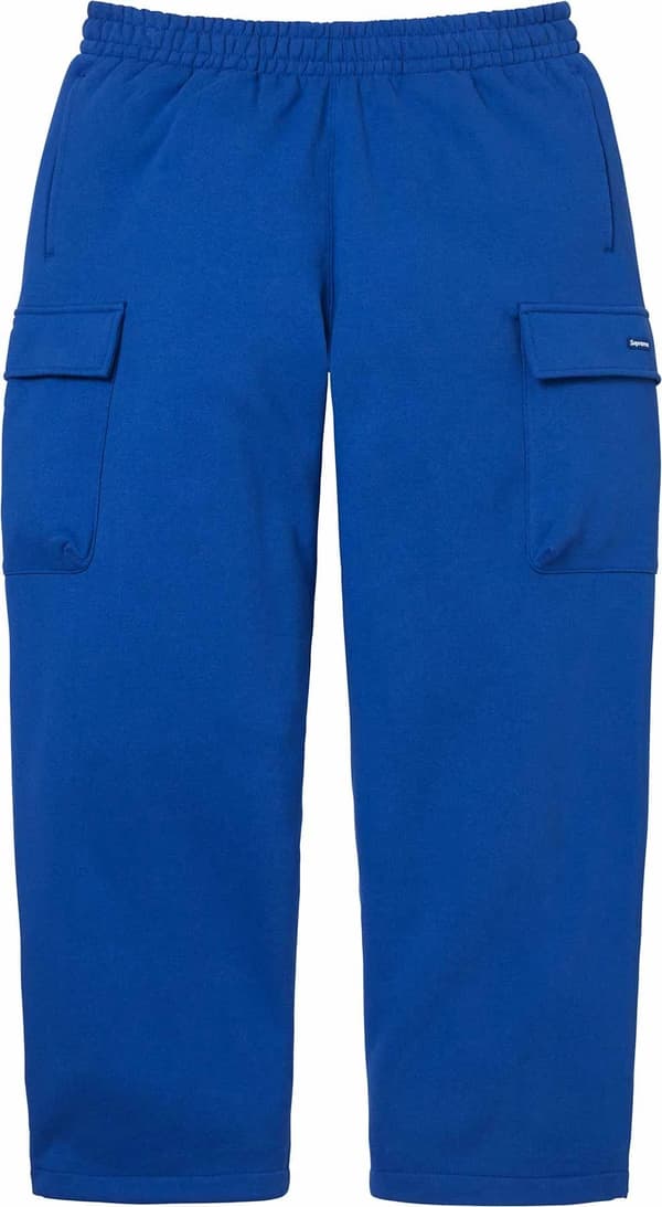 Small Box Cargo Sweatpant - Royal (front)