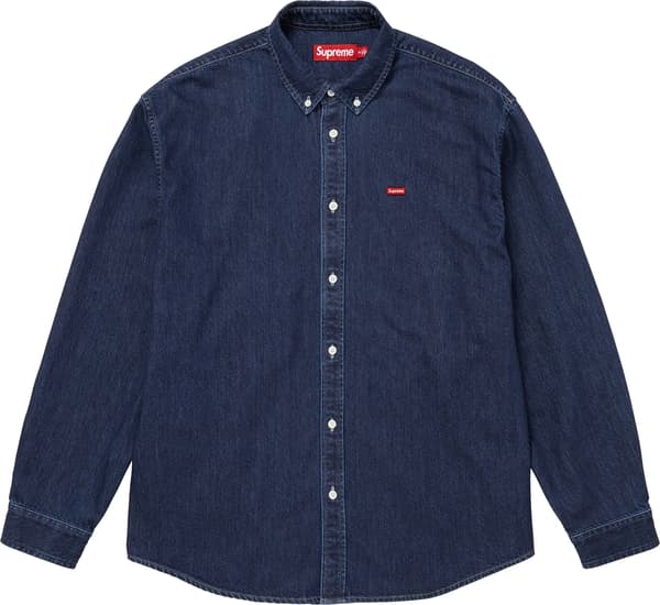 Small Box Denim Shirt - Indigo (front)