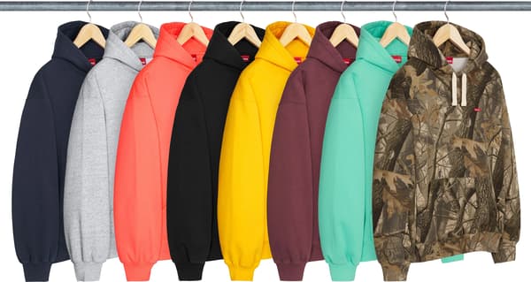 Small Box Drawcord Hooded Sweatshirt - Group Shot