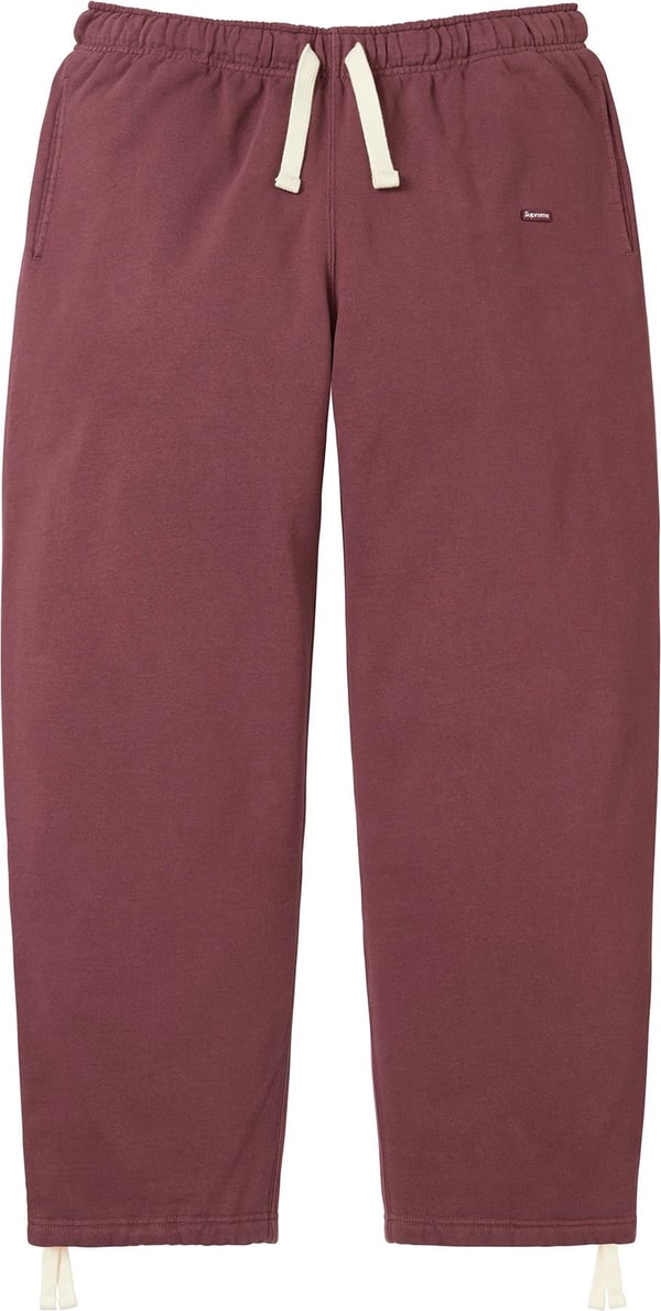 Small Box Drawstring Sweatpant - Maroon (front)
