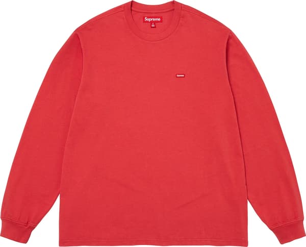 Small Box L/S Tee - Red (front)