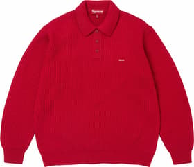 Small Box Sweater Polo Red