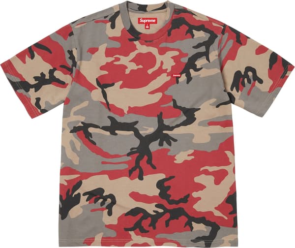 Small Box Tee - Red Camo (front)