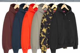 Small Box Zip Up Hooded Sweatshirt