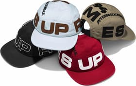 Spellout Appliqué Camp Cap