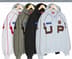 Spellout Appliqué Zip Up Hooded Sweatshirt - Group Shot