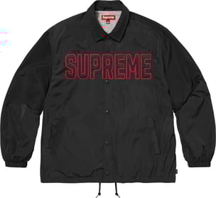 Spellout Coaches Jacket Black