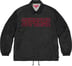 Spellout Coaches Jacket - Black (front)