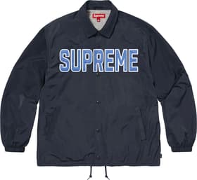 Spellout Coaches Jacket Navy