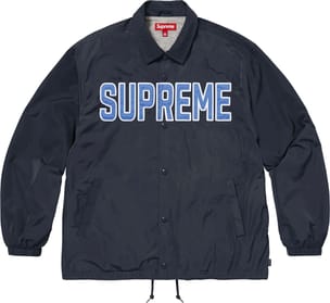 Spellout Coaches Jacket Navy