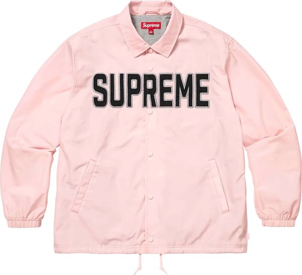 Spellout Coaches Jacket - Pink (front)